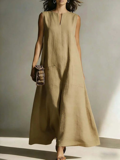 Women's Casual Simple Sleeveless Dress