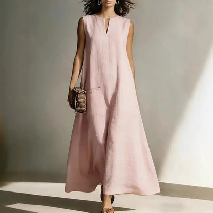 Women's Casual Simple Sleeveless Dress