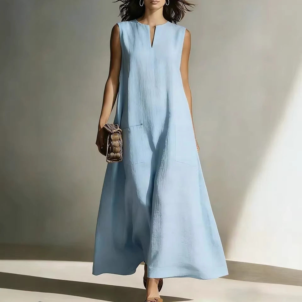 Women's Casual Simple Sleeveless Dress