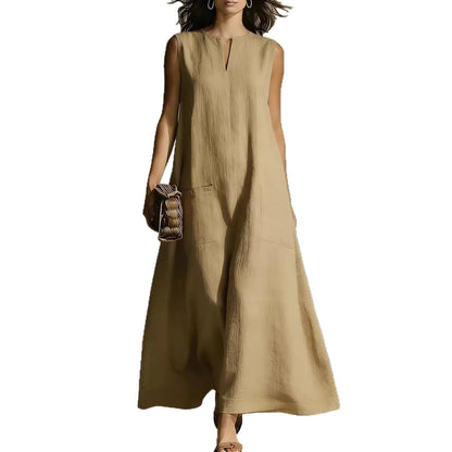 Women's Casual Simple Sleeveless Dress