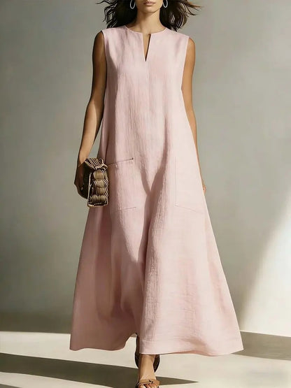 Women's Casual Simple Sleeveless Dress